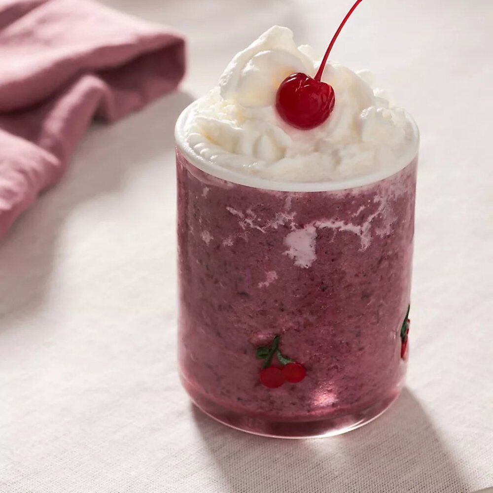 Anthropologie Cherry Juice Glass - Picture 2 of 2